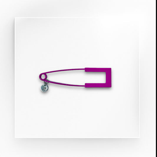 neon safety pin