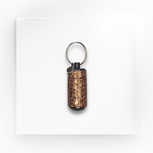 alligator pill/stash keyring