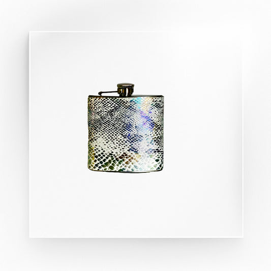 vegan leather flask